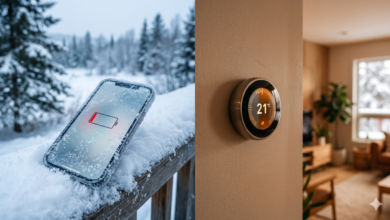 The Ultimate Canadian Winter Tech Guide (2026): Stopping Sub-Zero Phone Battery Drain & Slashing Heating Bills with Smart Thermostats 2 1792423781870