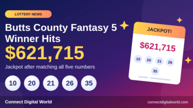Butts County Fantasy 5 Winner Hits $621,715 Jackpot 2 $621,715 Fantasy 5 Jackpot Won in Butts County, Georgia