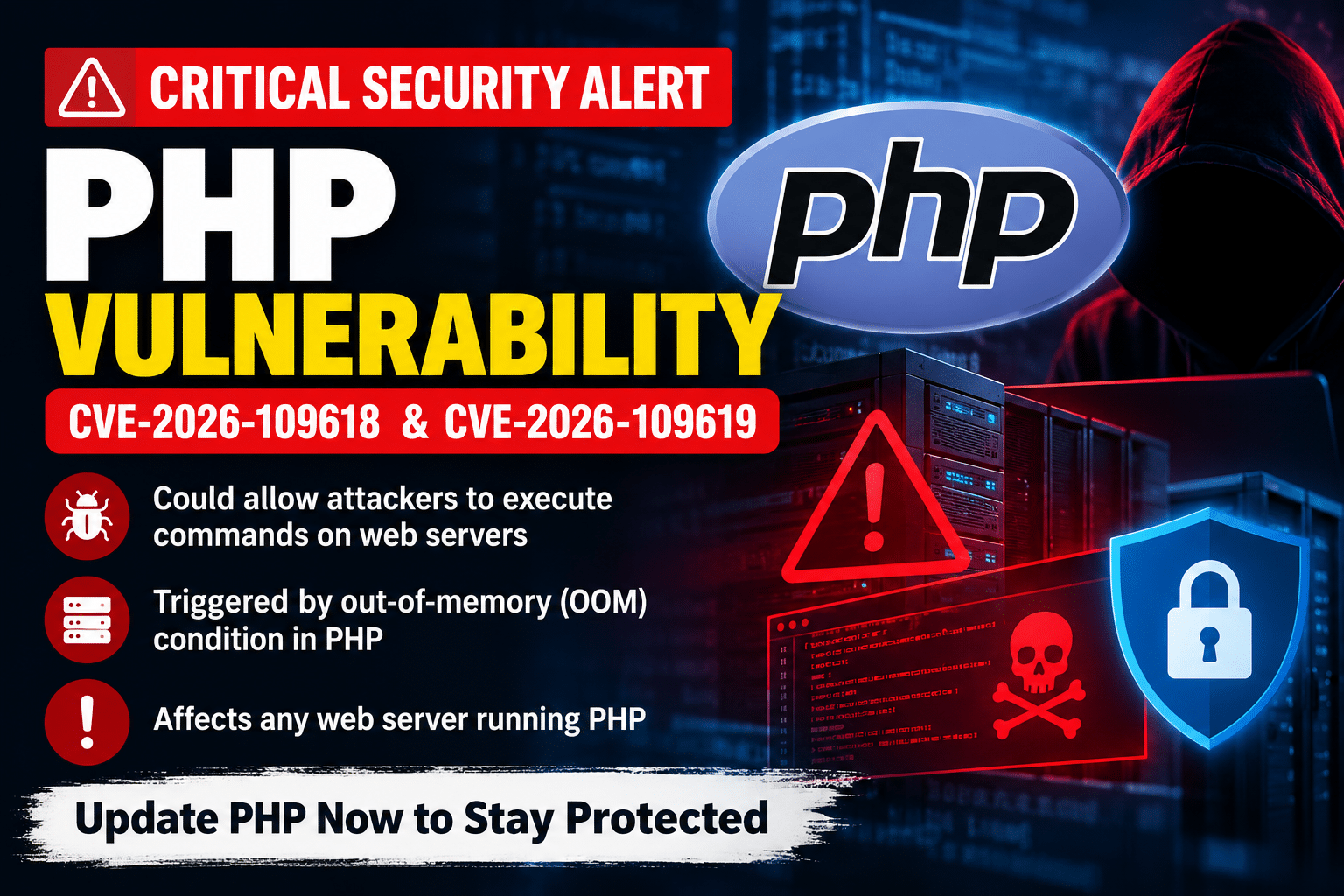 Critical PHP Security Vulnerability 2026: CVE-2026-109618 and CVE-2026-109619 Explained 1 file 0000000097308211ac568da13e2e9f0a