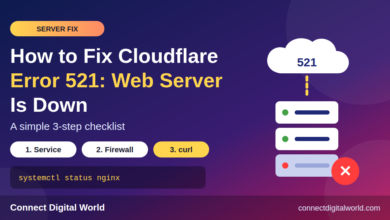 How to Fix Cloudflare Error 521: Web Server Is Down 2 How to Fix Cloudflare Error 521: Web Server Is Down