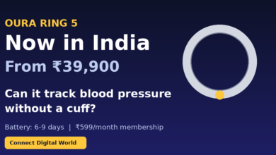 oura ring 5 india banner