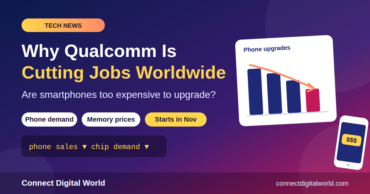 Qualcomm Announces Global Layoffs Amid Slowing Phone Demand 1 qualcomm layoffs smartphone upgrade demand