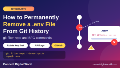 How to Permanently Remove a Committed .env File or API Key from Git History 2 How to Permanently Remove a Committed .env File or API Key from Git History