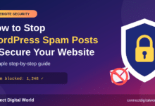 stop wordpress spam posts secure website