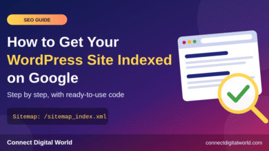 wordpress site indexed google step by step